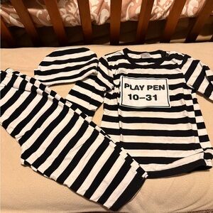 Prisoner/Jailbird Halloween costume 2-3T